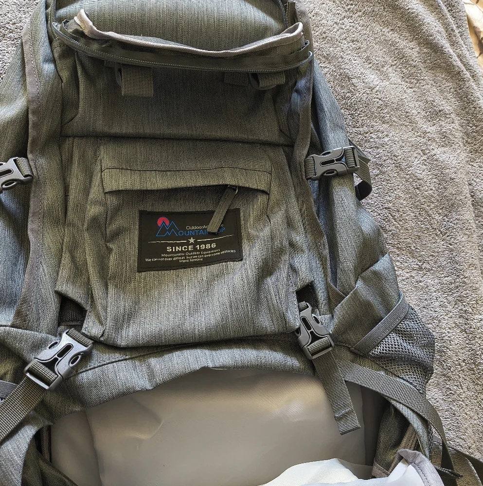 MountainTop 40L Men Women Hiking Travel Backpack Camping Mountain Climbing